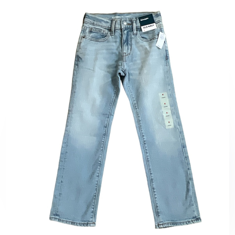 Old Navy‎ Kids Built in Flex Straight Leg Jeans Size: 8 NEW